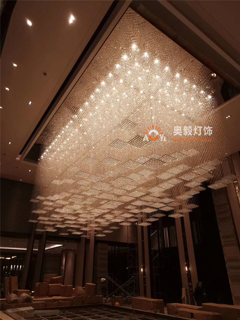 北京酒店大堂售楼部水晶灯