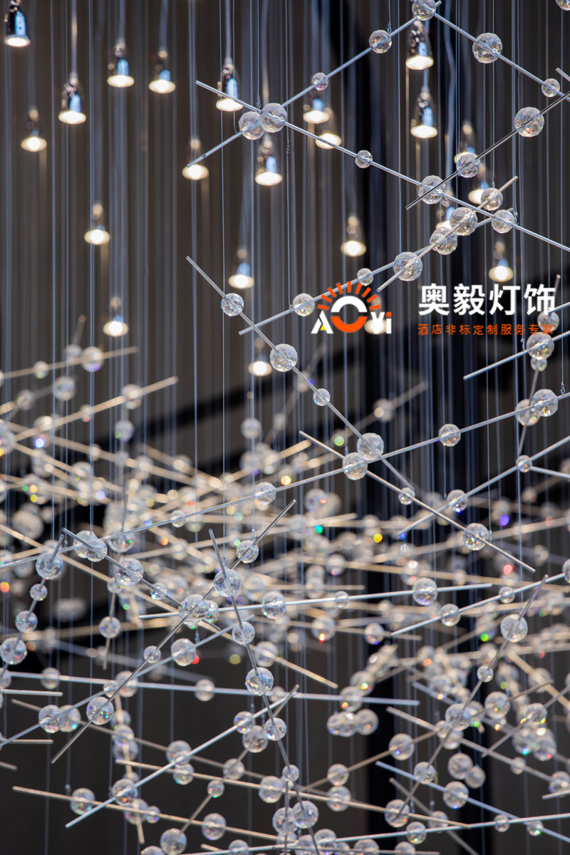 蚌埠售楼部酒店会所水晶艺术灯