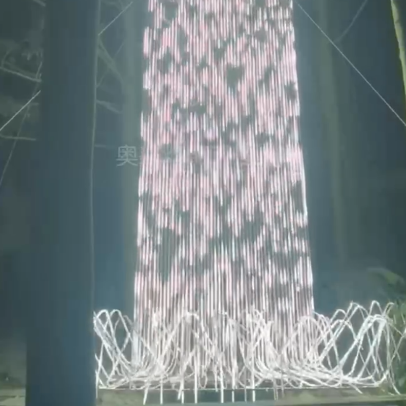 户外流入瀑布装置